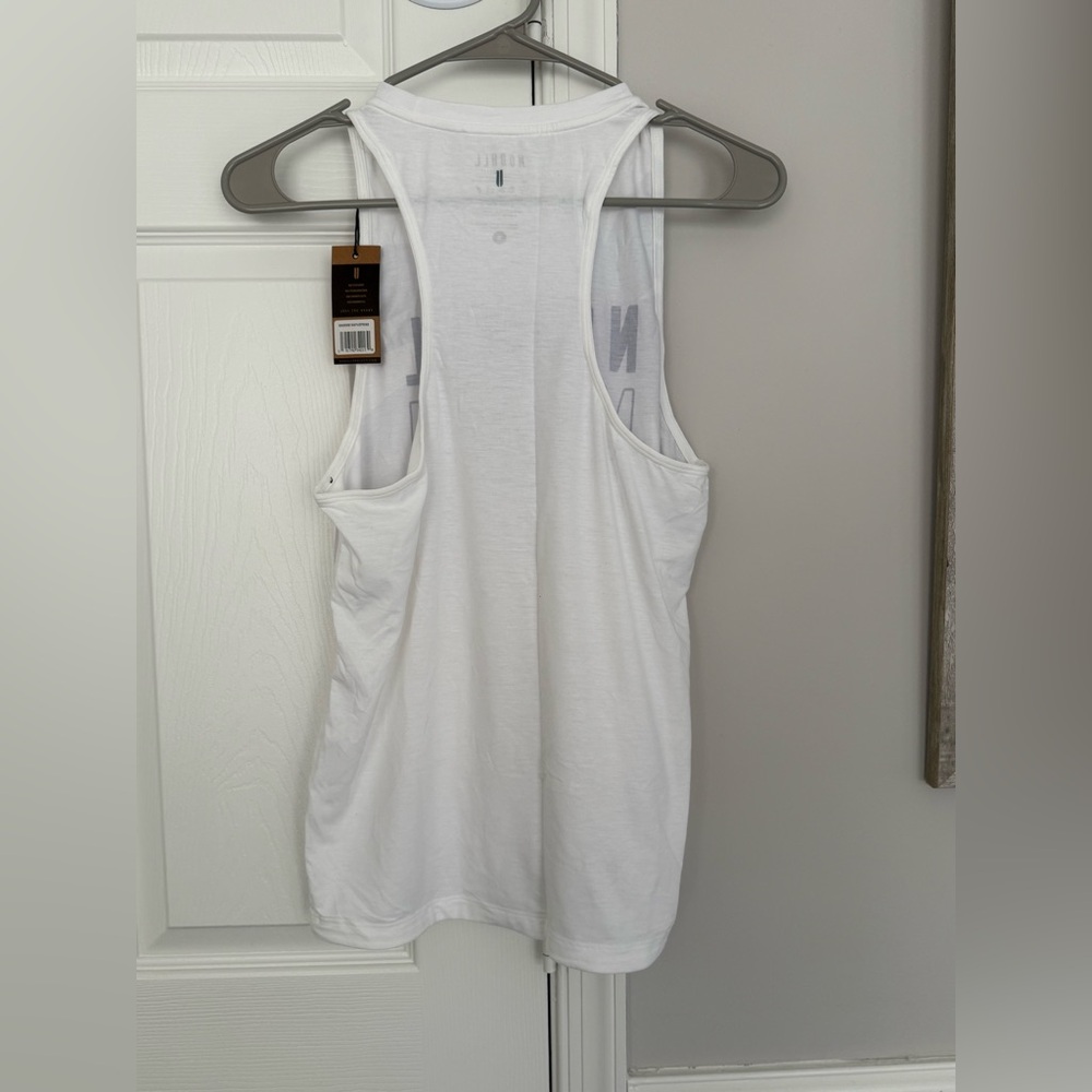 NOBULL Women's White and Purple Tank - Picture 2 of 4